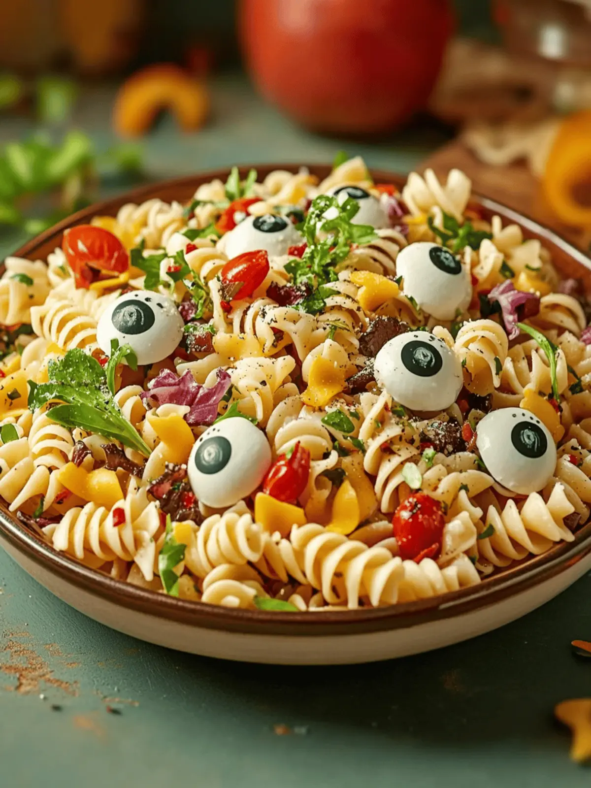Eyeball Pasta Salad