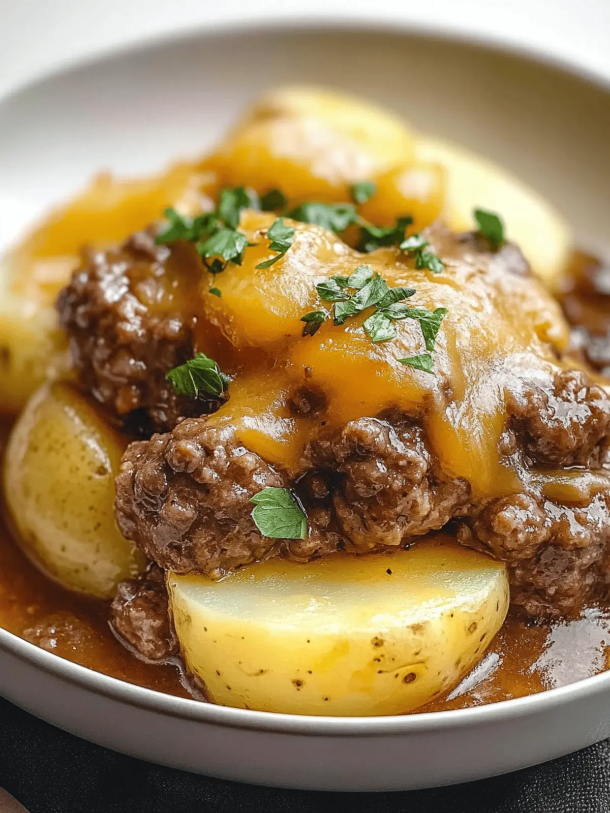 Crockpot Hamburger Potato