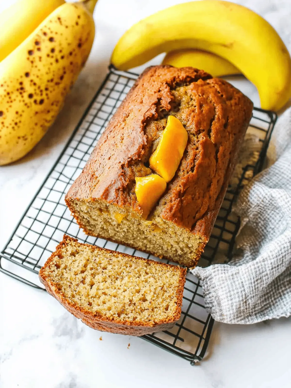Mango Banana Bread