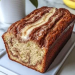 Cream Cheese Cinnamon Swirl Banana Bread