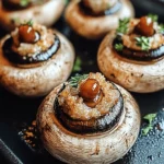 Stuffed Mushroom Eyeballs