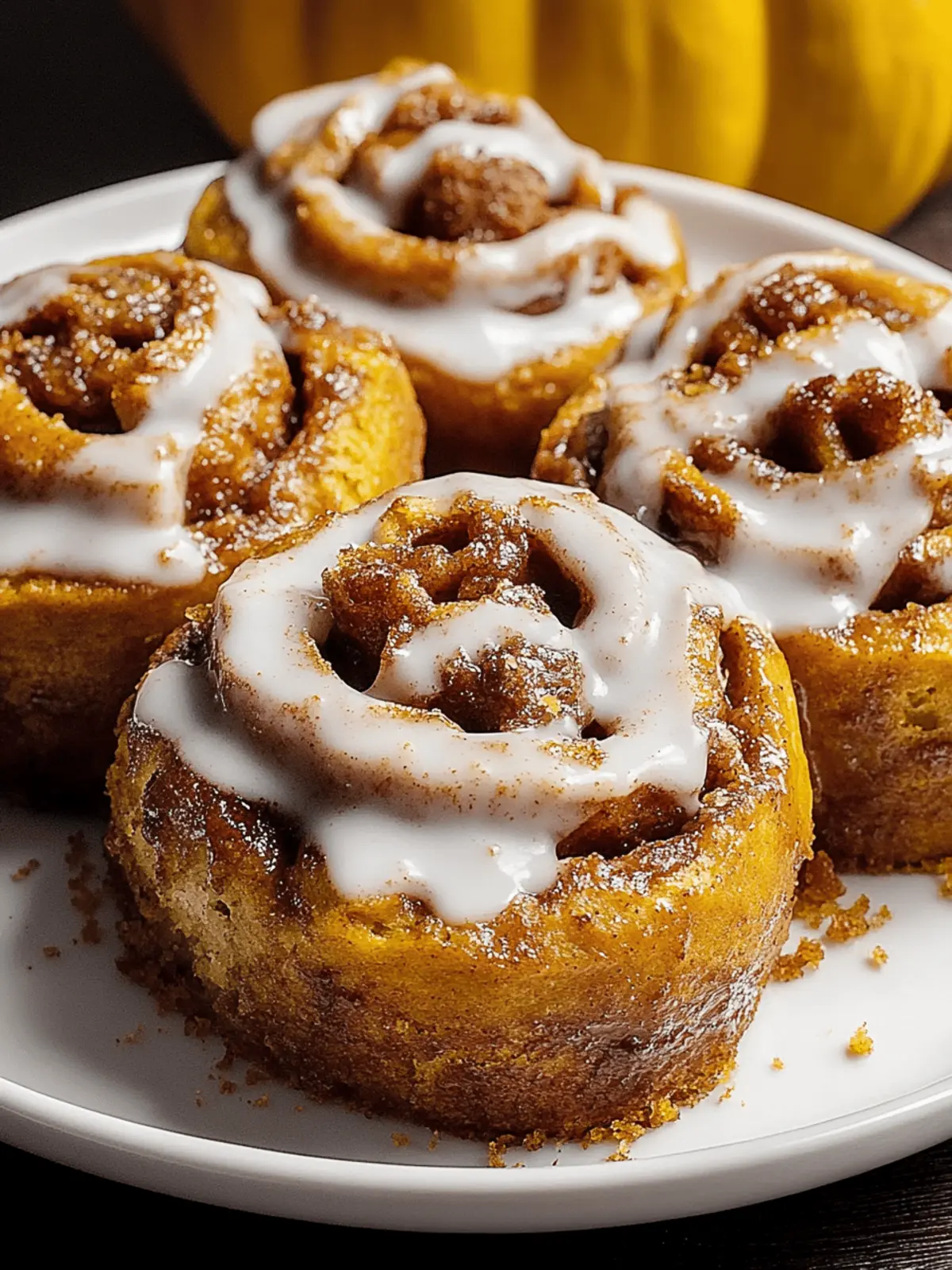 Pumpkin Chai Cinnamon Rolls