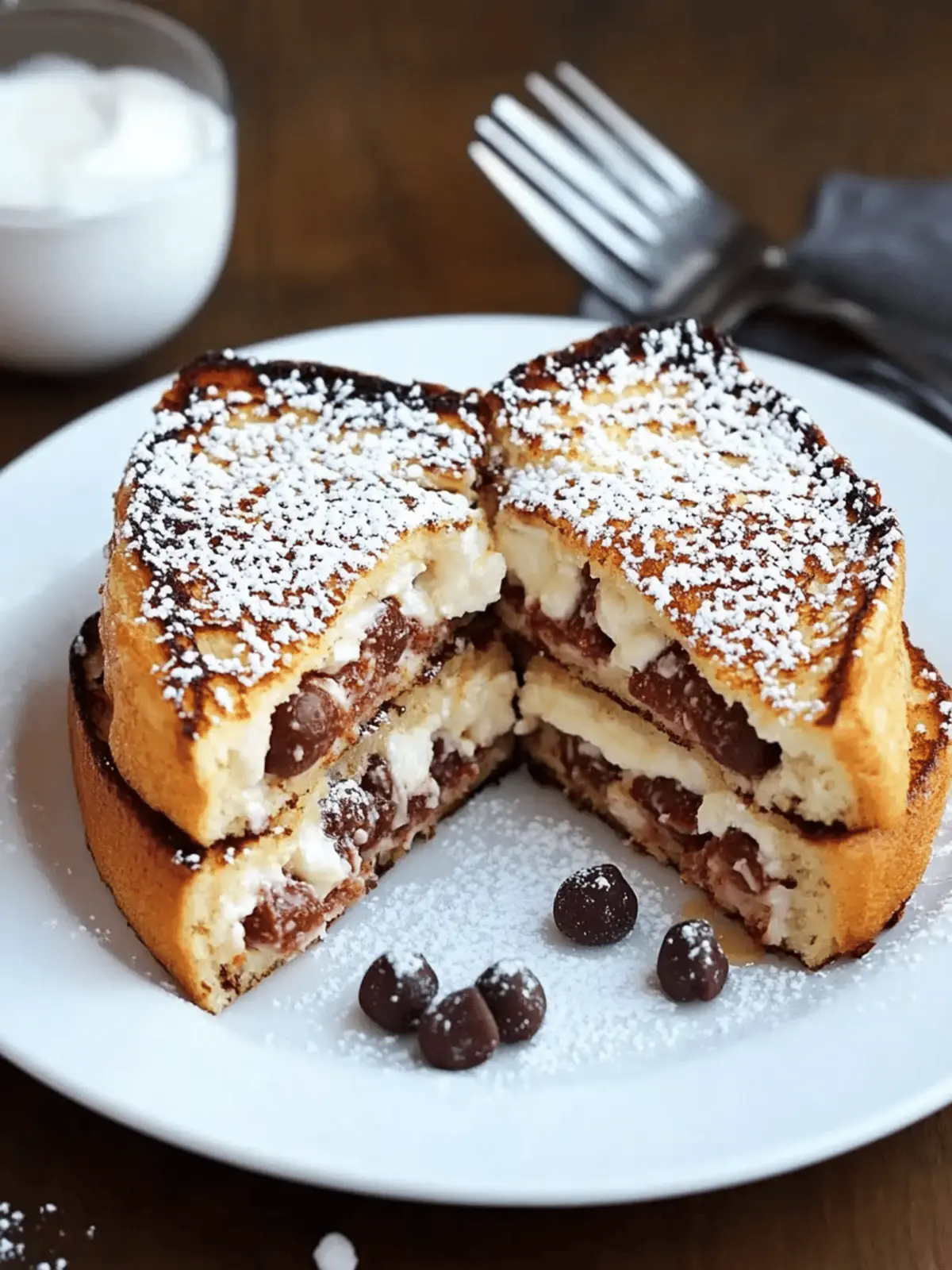 Cannoli Stuffed French Toast
