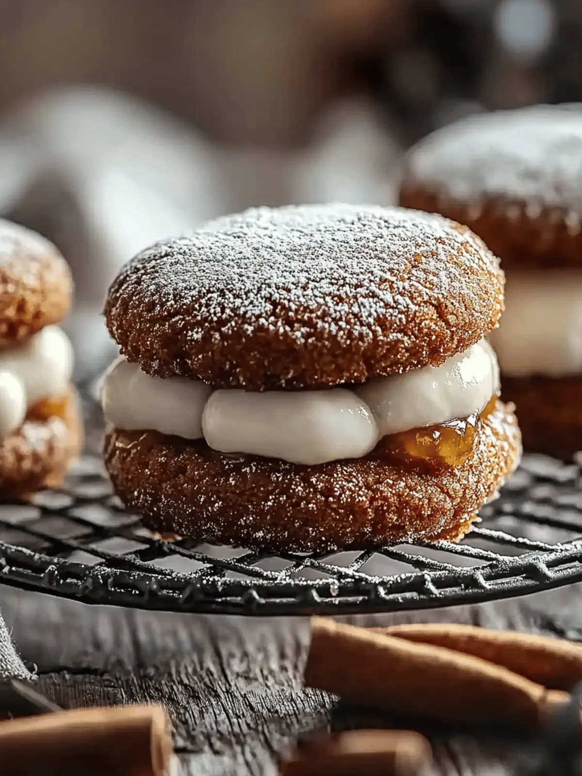 Apple Cider Whoopie Pie Cookies