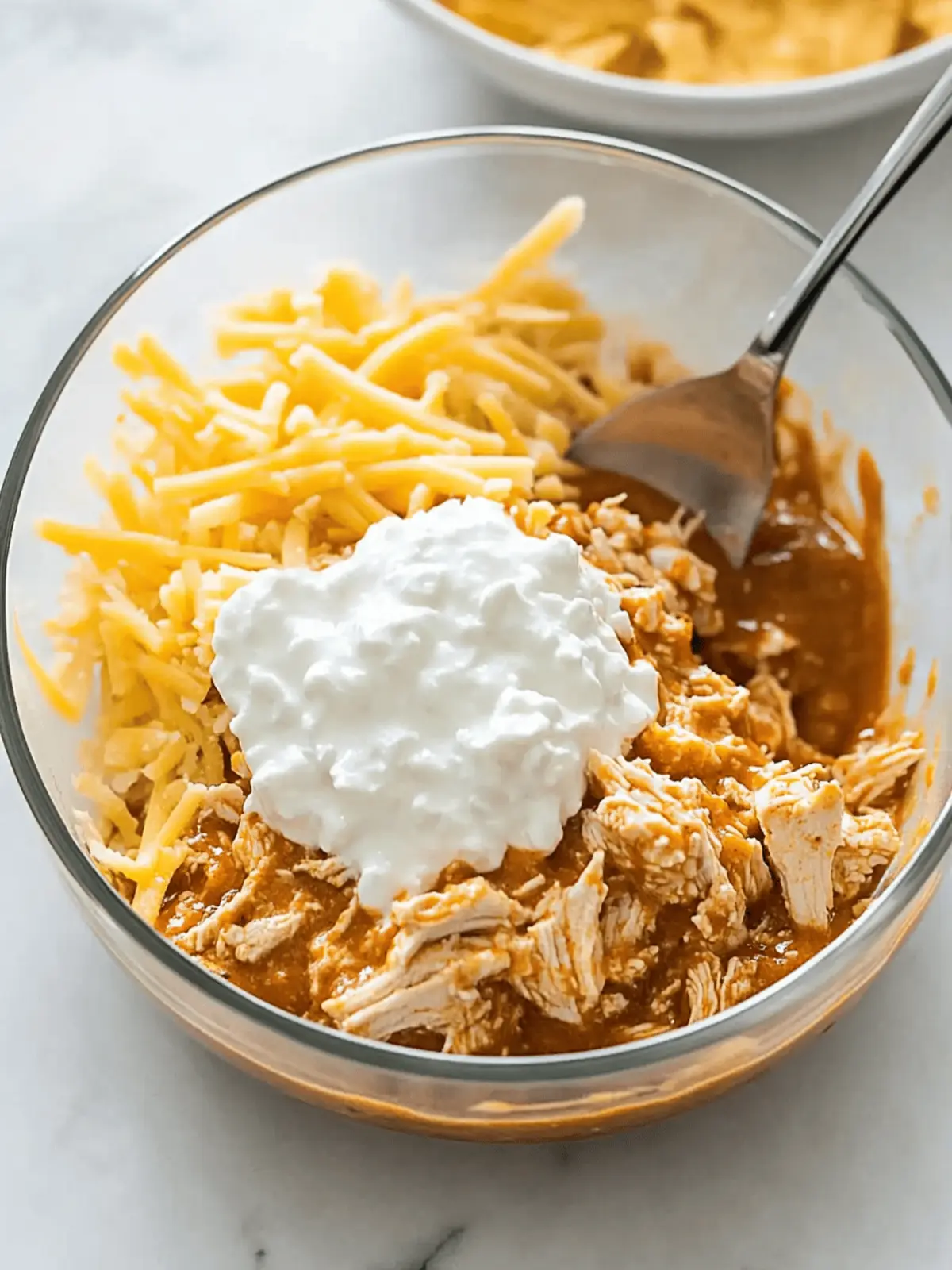 Buffalo Chicken Dip  Cottage Cheese
