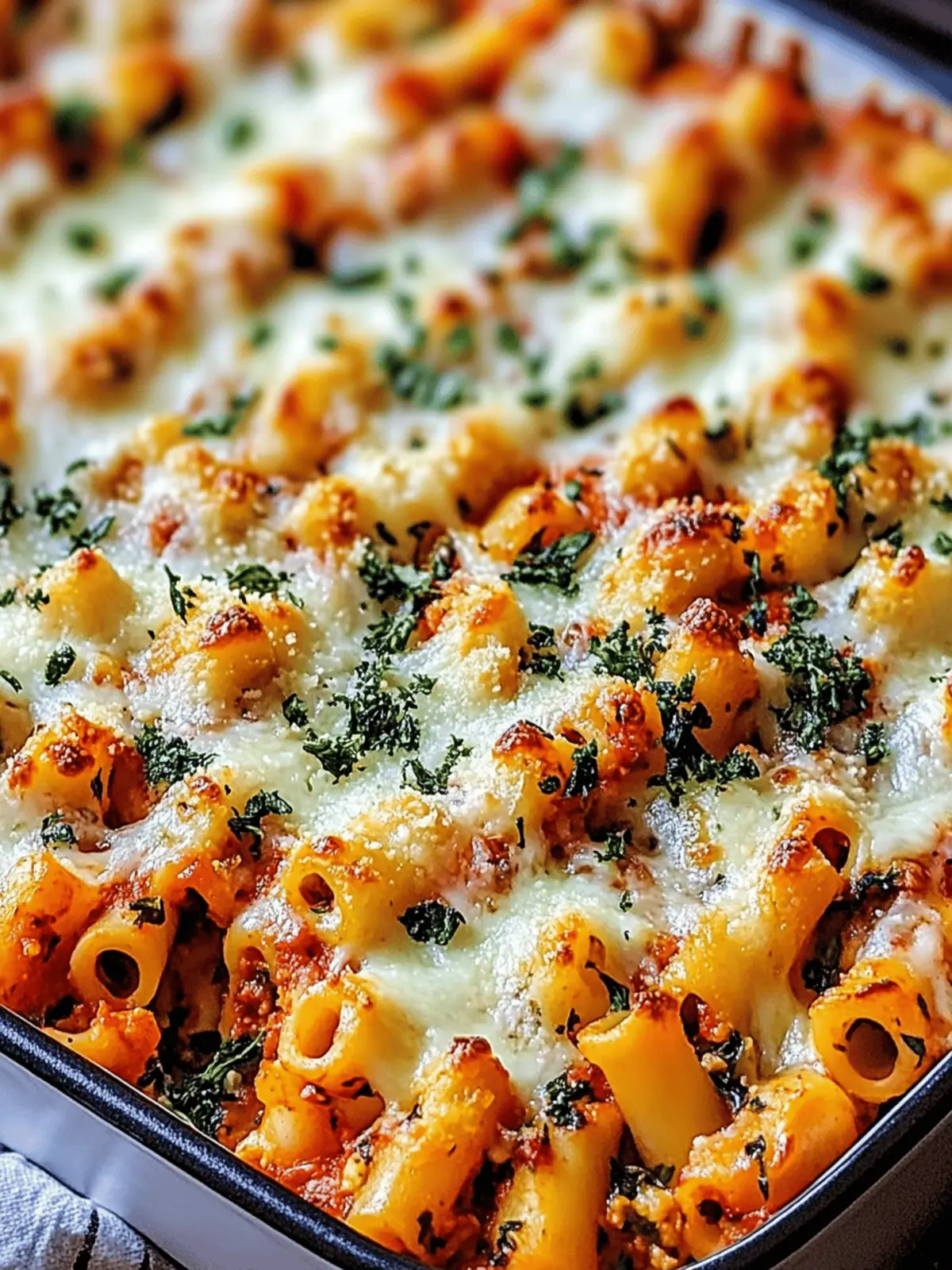 Loaded Veggie Baked Ziti
