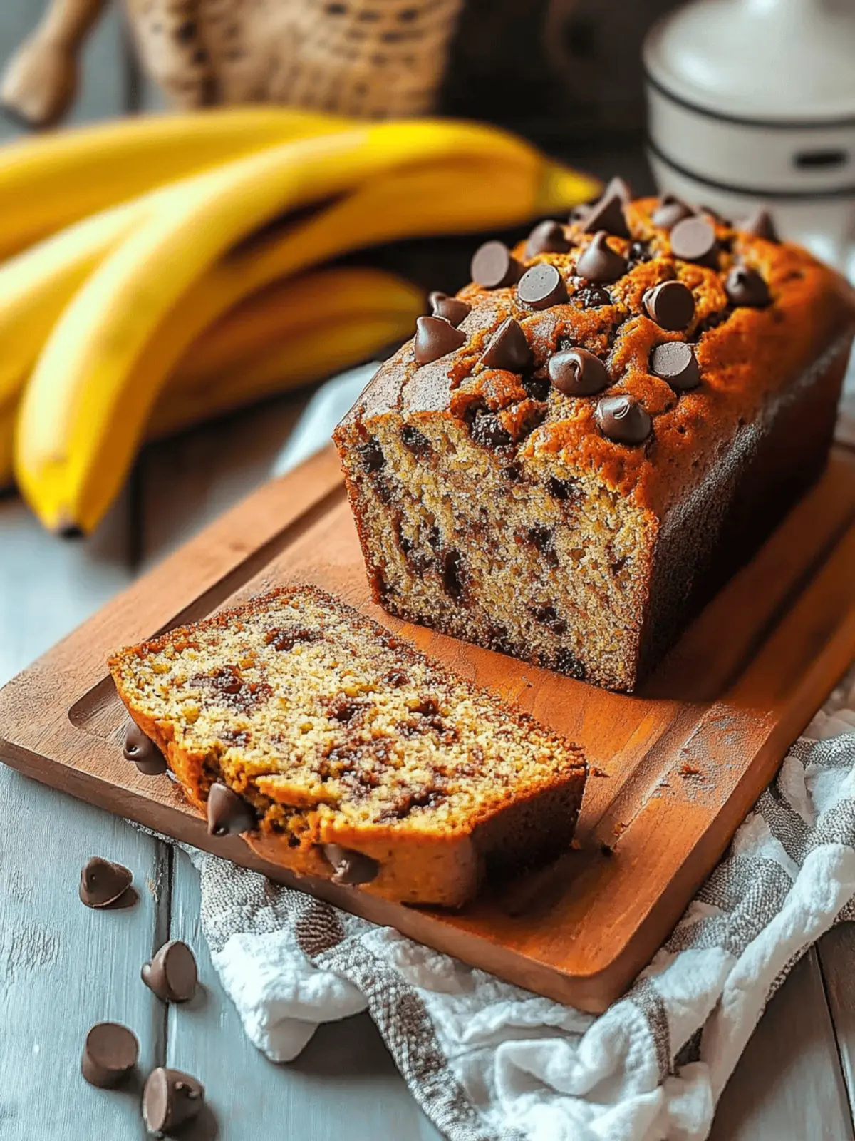 Choco Chip Banana Bread
