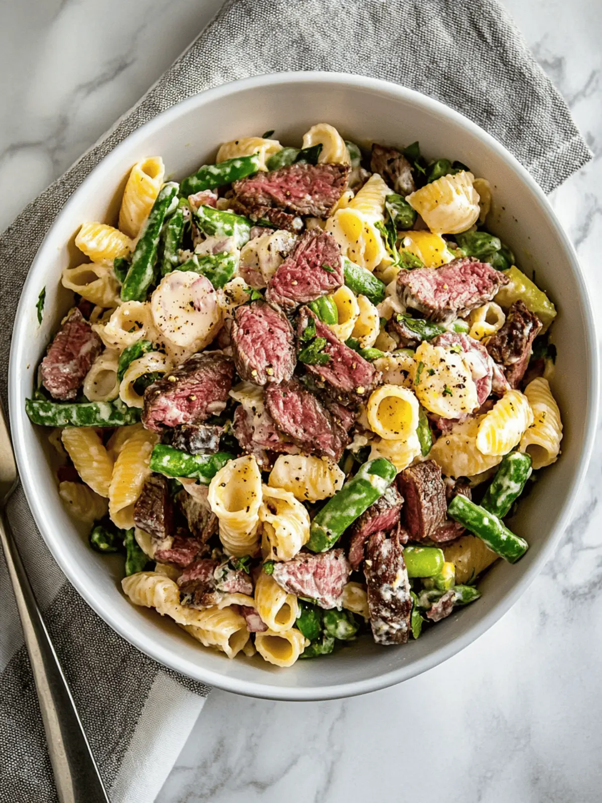 Steak Pasta Salad