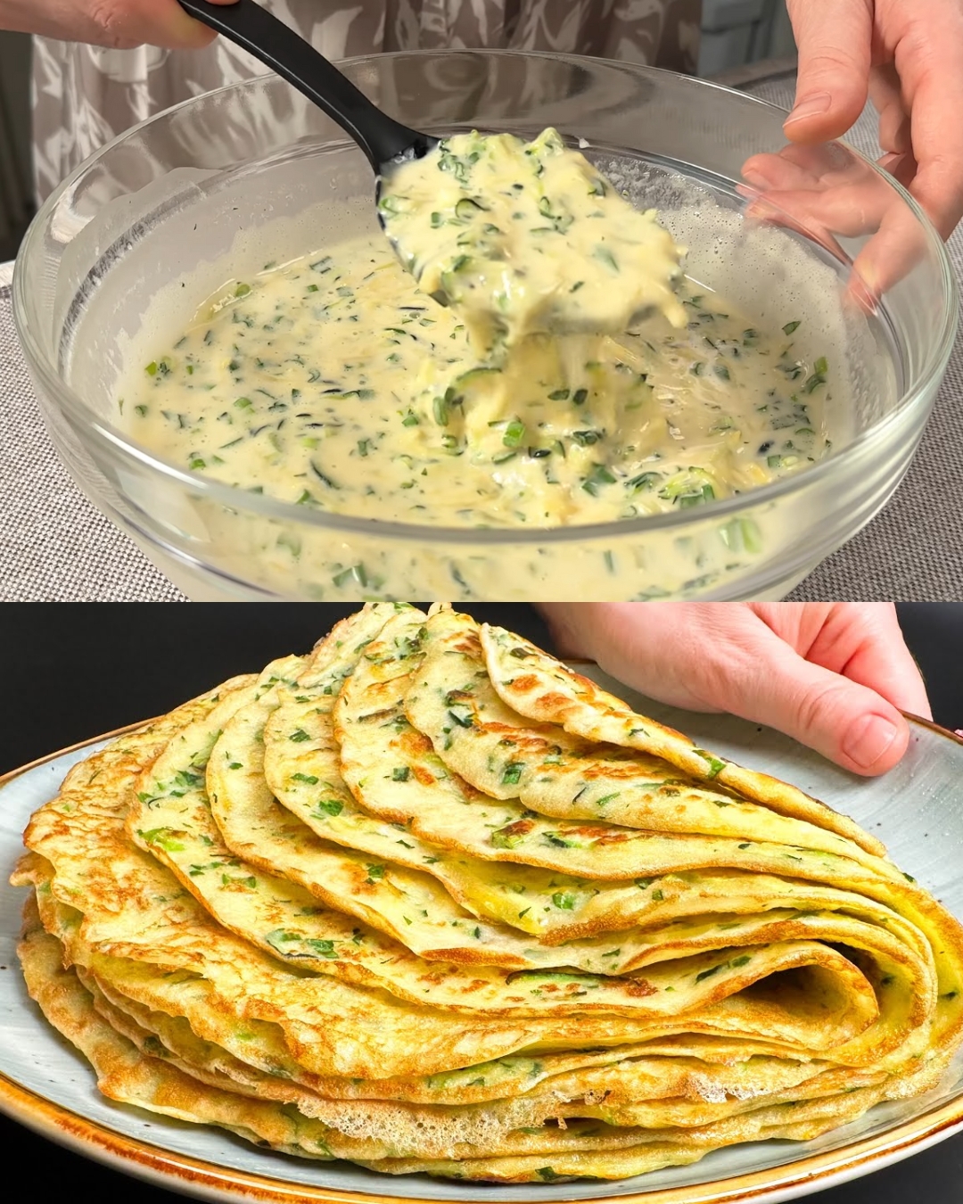 Zucchini and Potato Savory Bake with Herbs