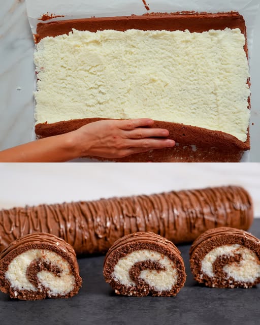 Homemade Bounty Roll