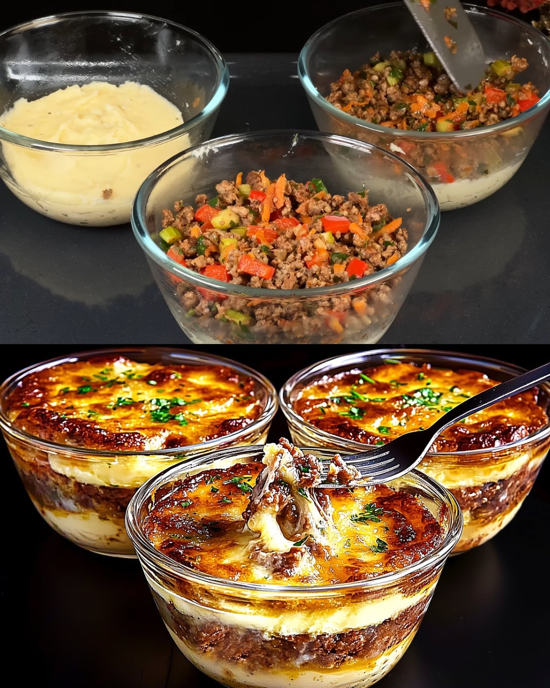 Savory Ground Beef and Mashed Potato Casserole