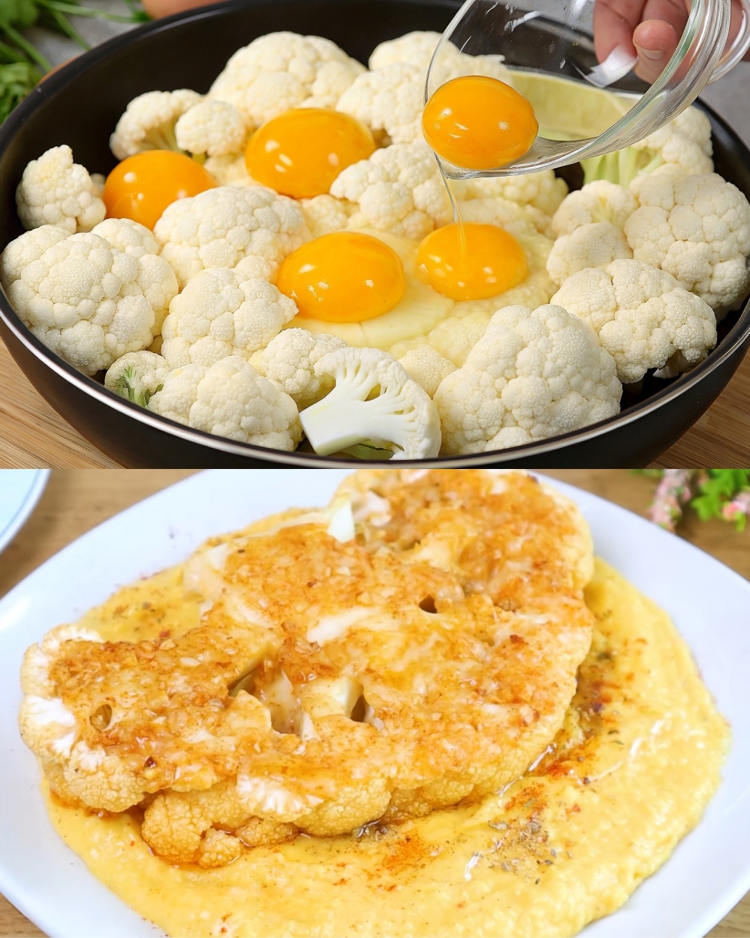 Cauliflower and Mushroom Vegetable Casserole