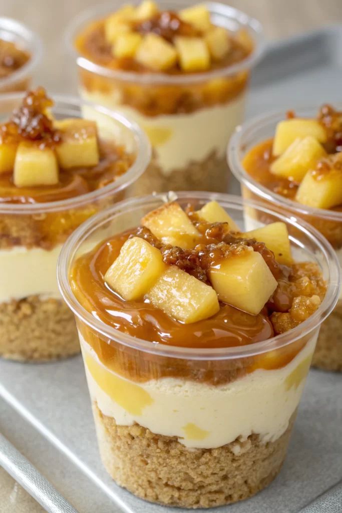 Caramel Apple Dessert Cups
