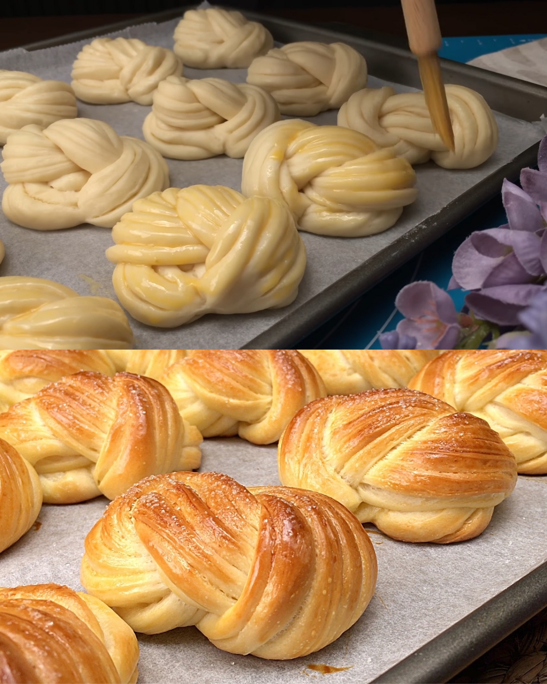 Fluffy Sugar-Layered Pastries