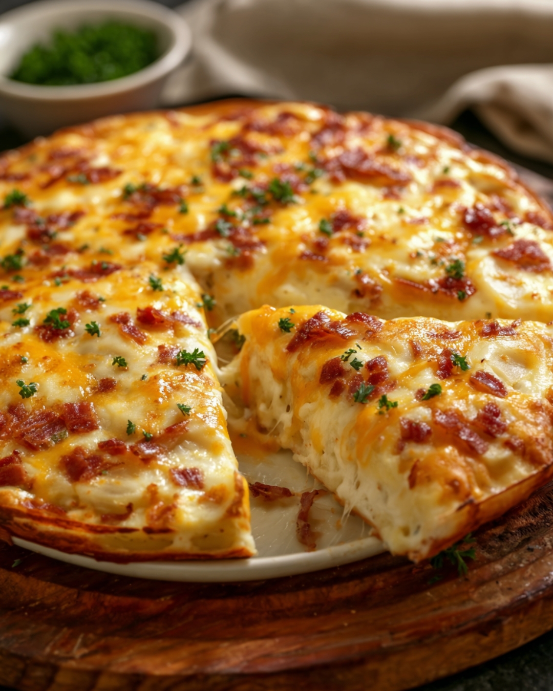 Loaded Bacon-Cheddar Mashed Potato Bake