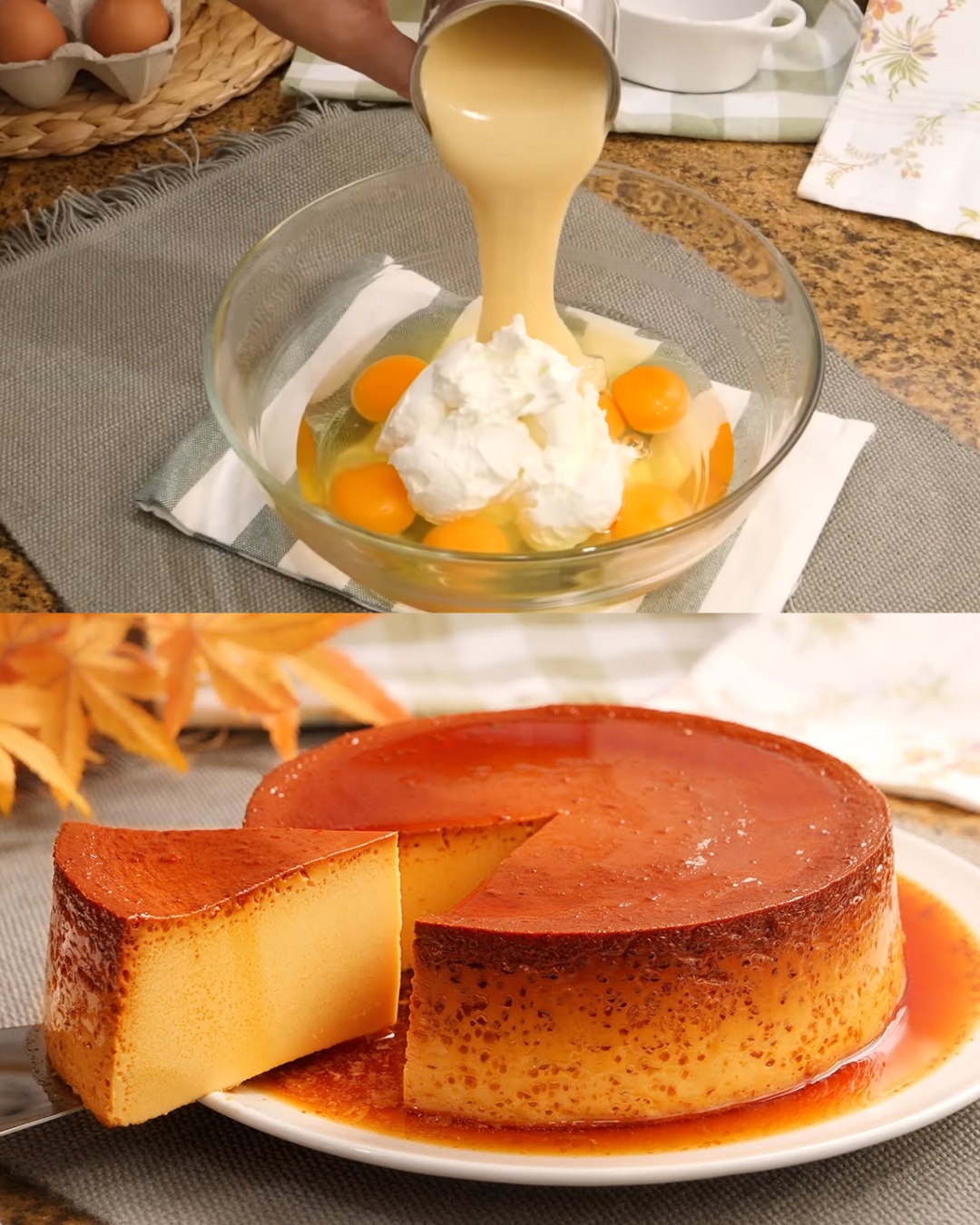 Creamy Caramel Flan Cheesecake
