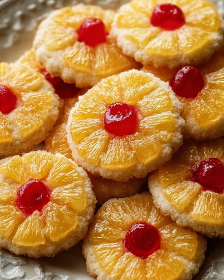 Pineapple Upside-Down Sugar Cookies