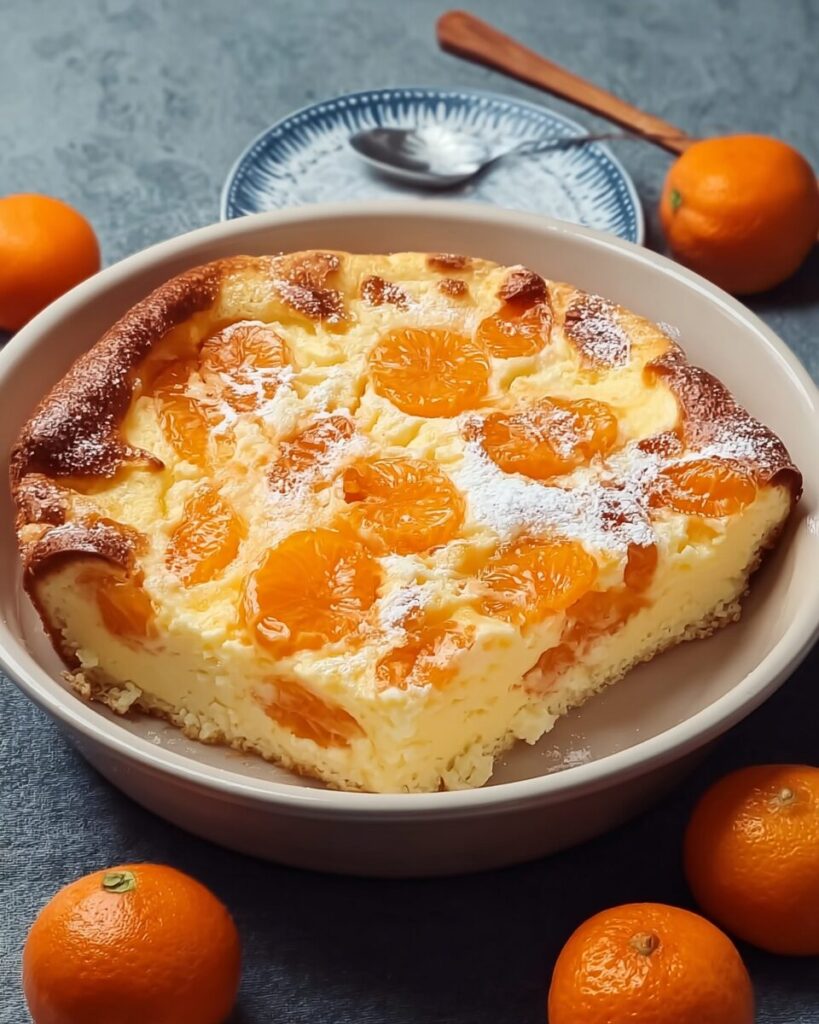 Fruity Quark Casserole with Tangerines