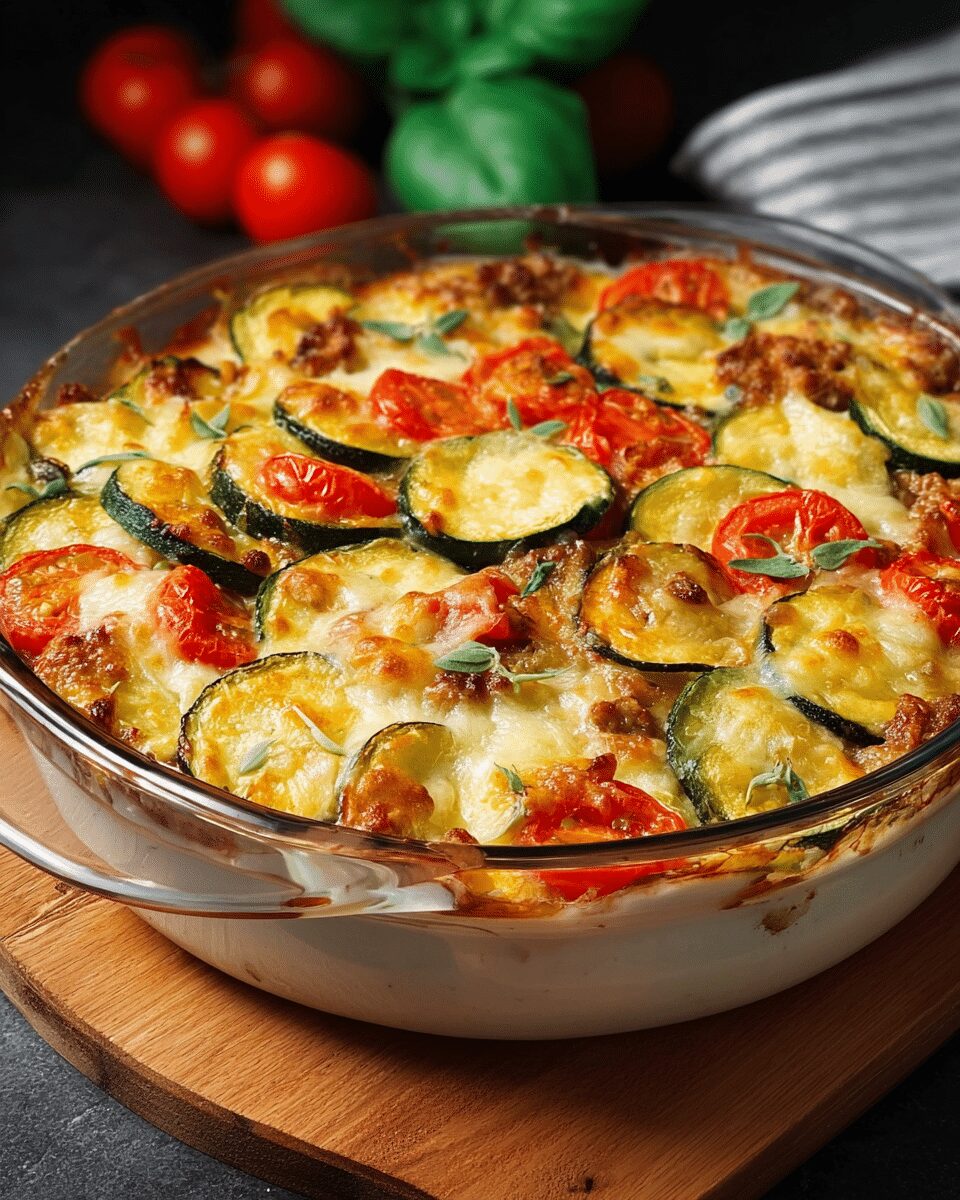 Chicken & Veggie Bake with Cheesy Topping