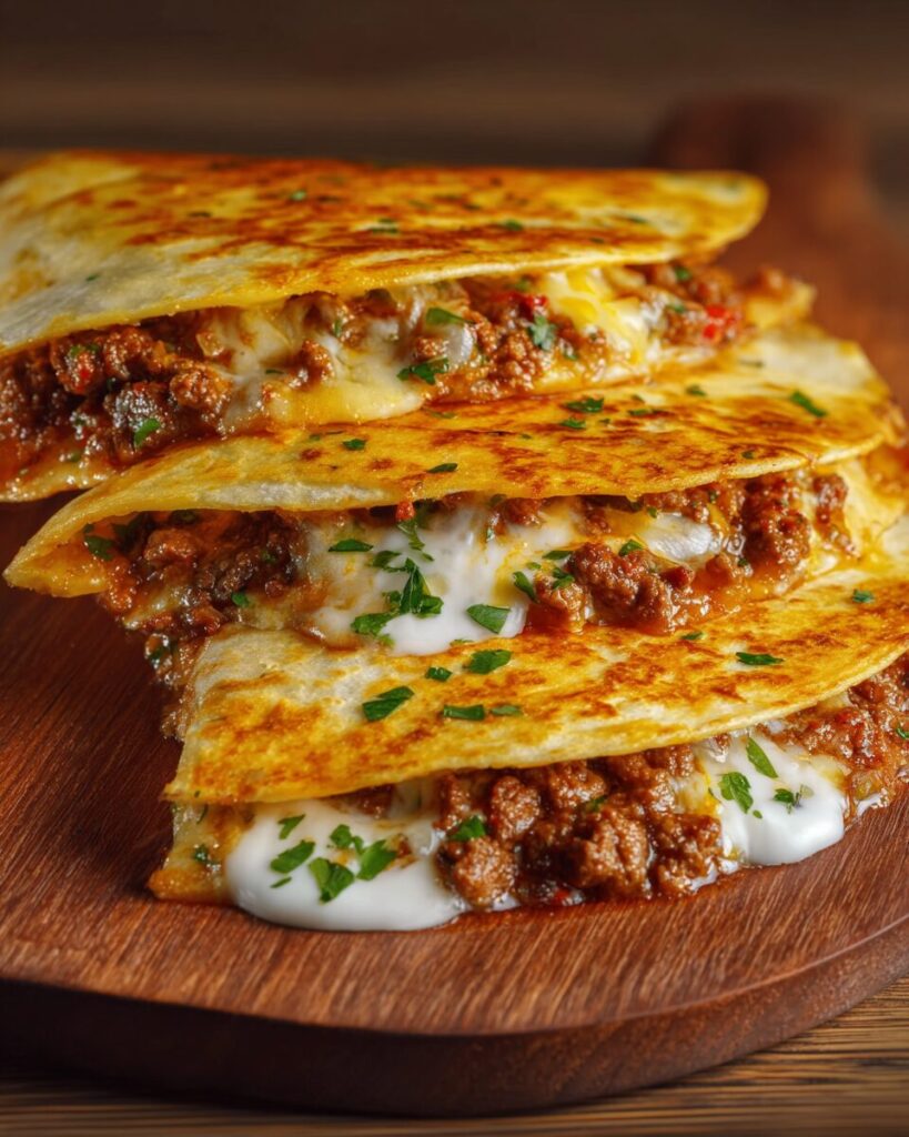 5-Minute Cheesy Meat Quesadilla – Quick & Delicious Snack