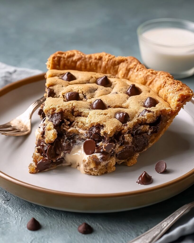 Chocolate Chip Cookie Pie
