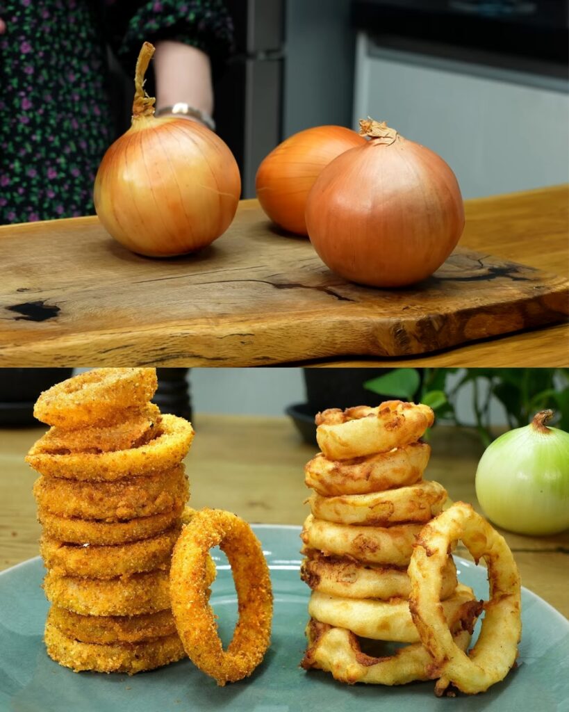 Crispy Golden Onion Rings with Restaurant-Style Dipping Sauce