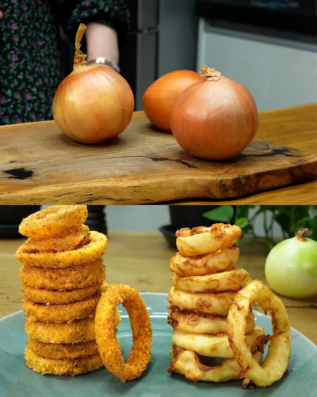 Crispy Golden Onion Rings with Restaurant-Style Dipping Sauce