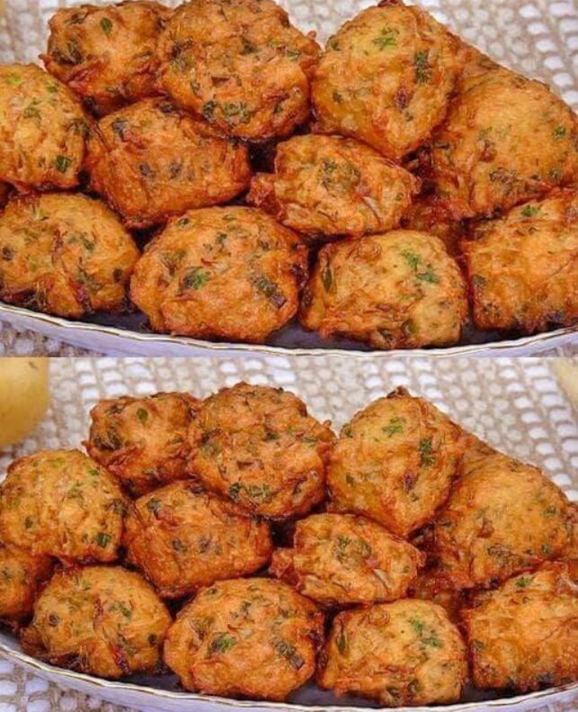 When you have potatoes and onions at home, make these golden fritters
