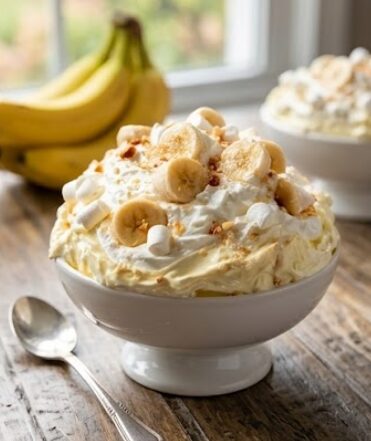 Banana Pudding Fluff Salad: The Ultimate Creamy Southern Dessert