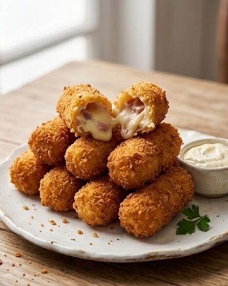 Crispy milk croquettes: The Ultimate Golden Comfort Snack 2 Crispy milk croquettes: The Ultimate Golden Comfort Snack