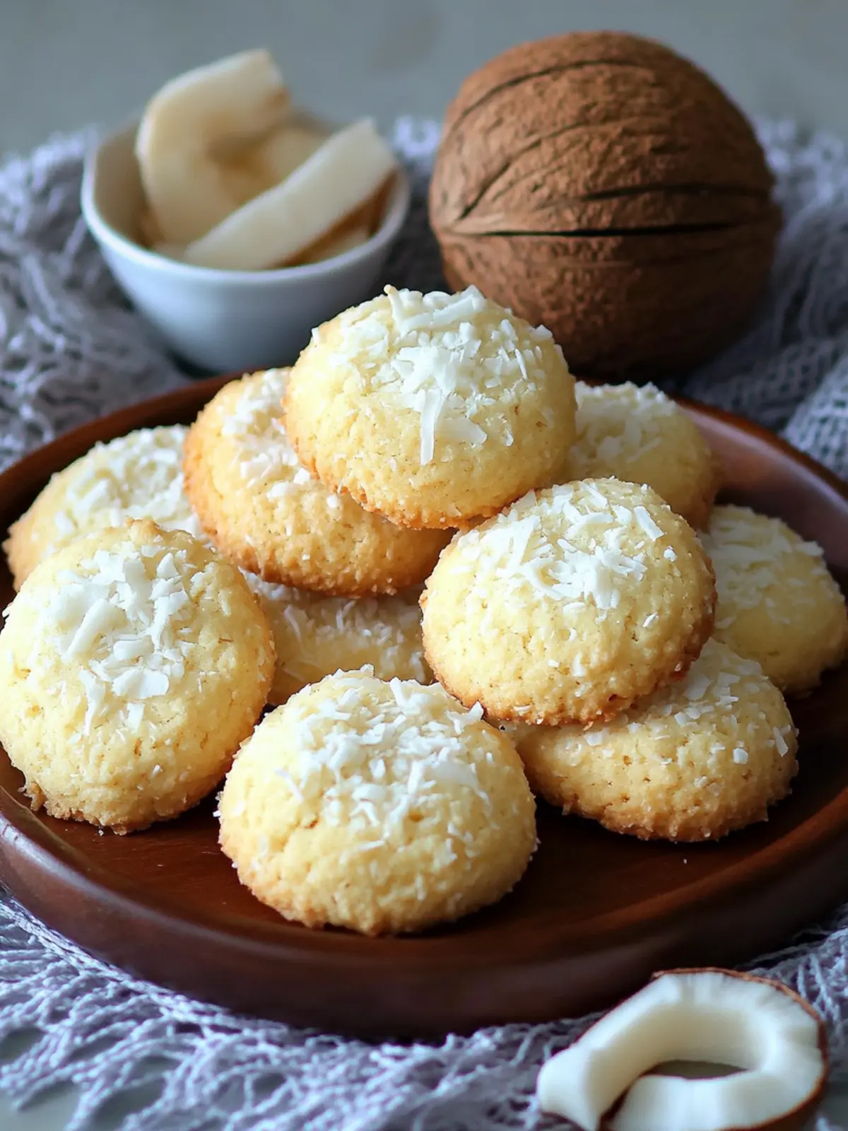 Satisfy Cravings with 3-Ingredient Coconut Cookies Today 3 3-Ingredient Coconut Cookies