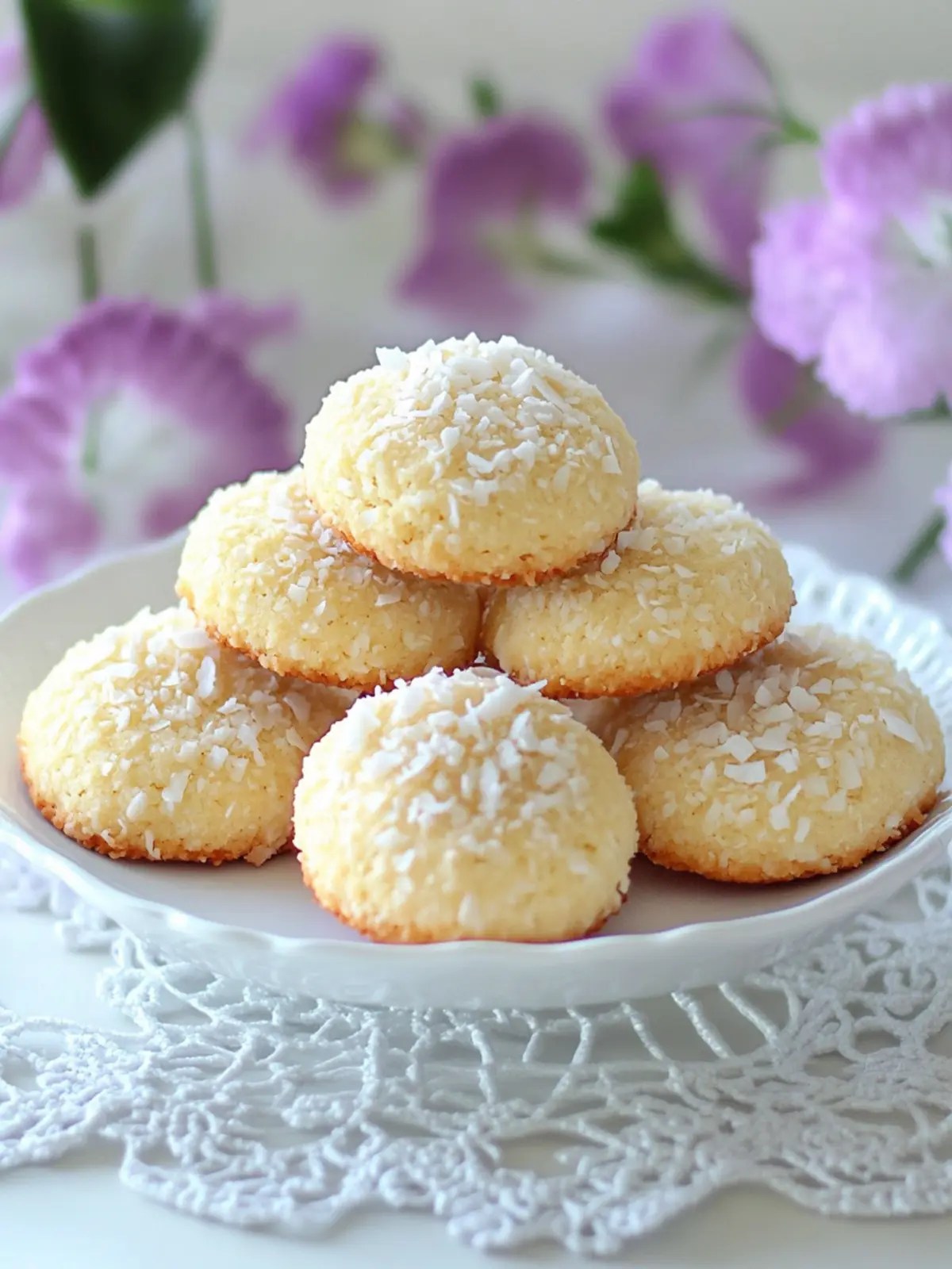 Satisfy Cravings with 3-Ingredient Coconut Cookies Today 4 3-Ingredient Coconut Cookies