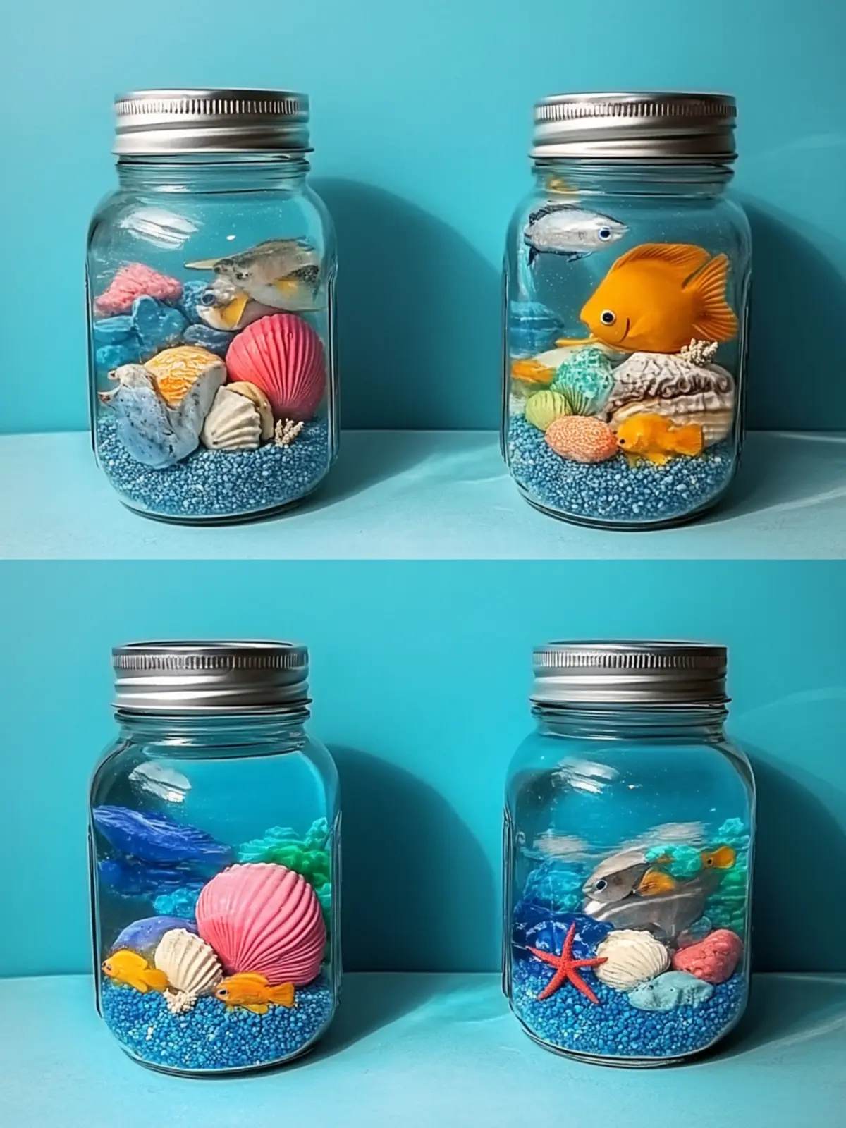 Create Colorful Ocean in Jars: A Fun DIY Craft for All Ages 2 Colorful Ocean in Jars