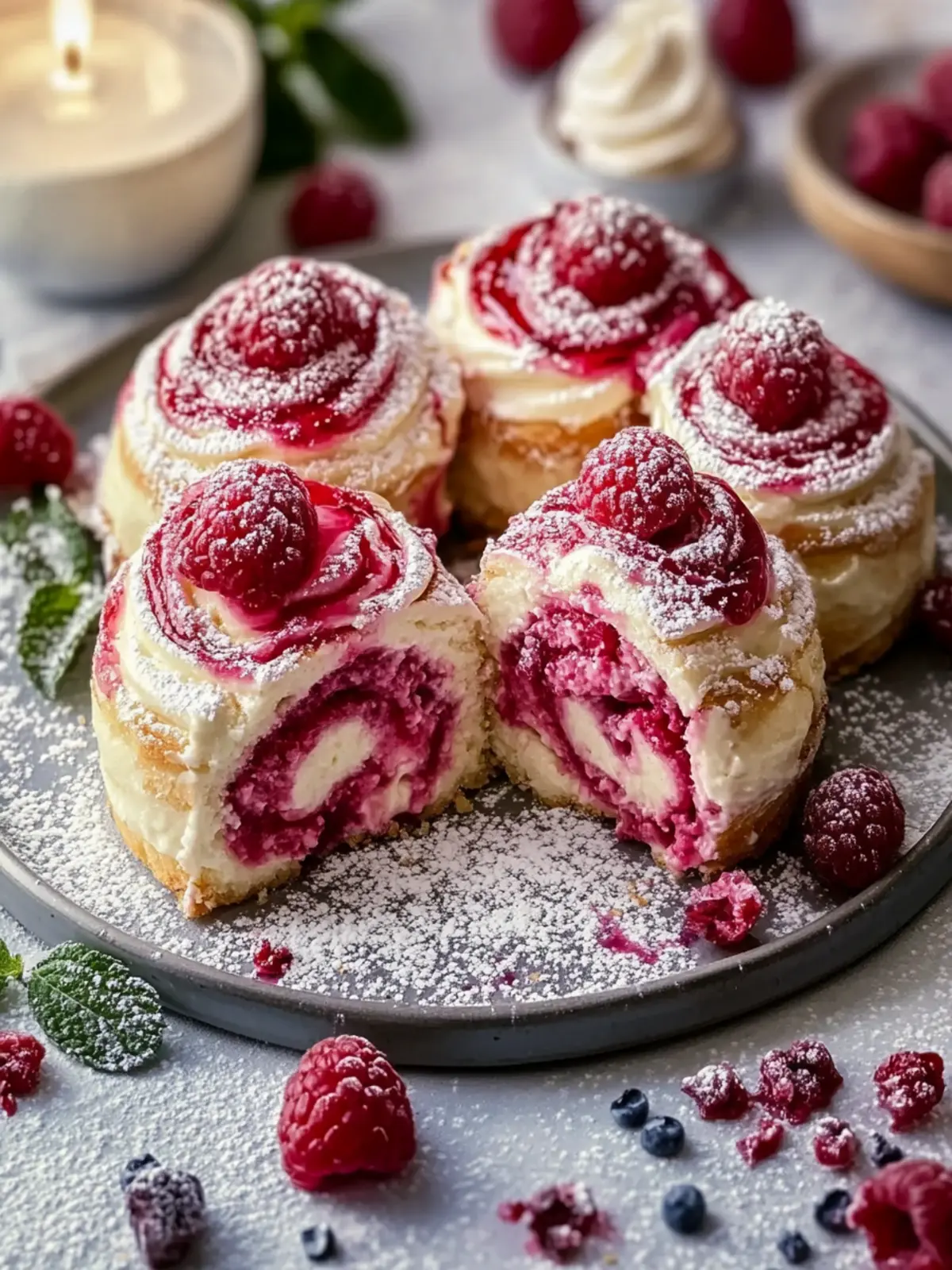 Raspberry Cream Cheesecake Rolls: A Sweet Homemade Delight 5 Raspberry Cream Cheesecake Rolls