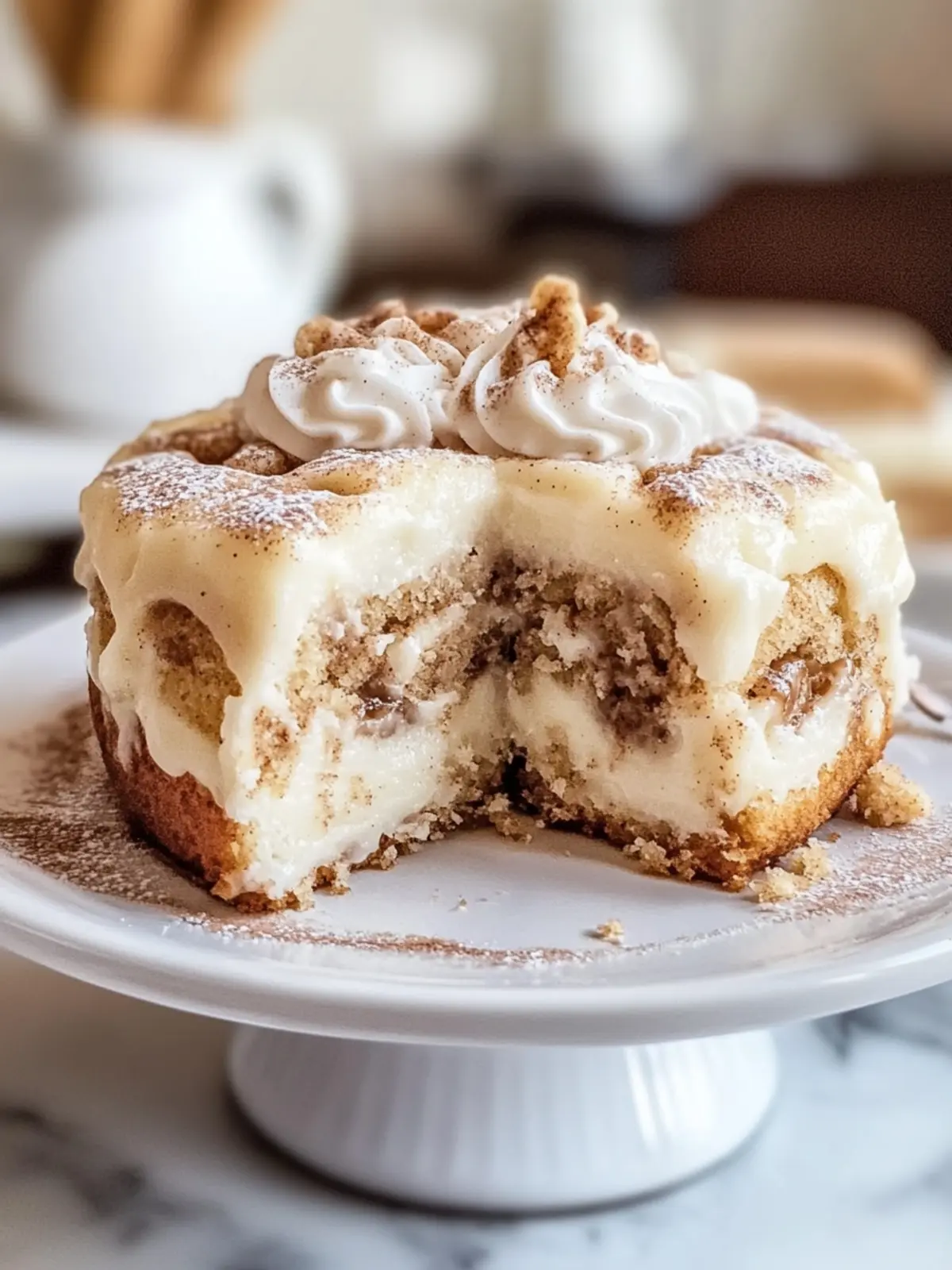 Cinnamon Roll Poke Cake: Cozy Delight for Any Occasion 4 Cinnamon Roll Poke Cake