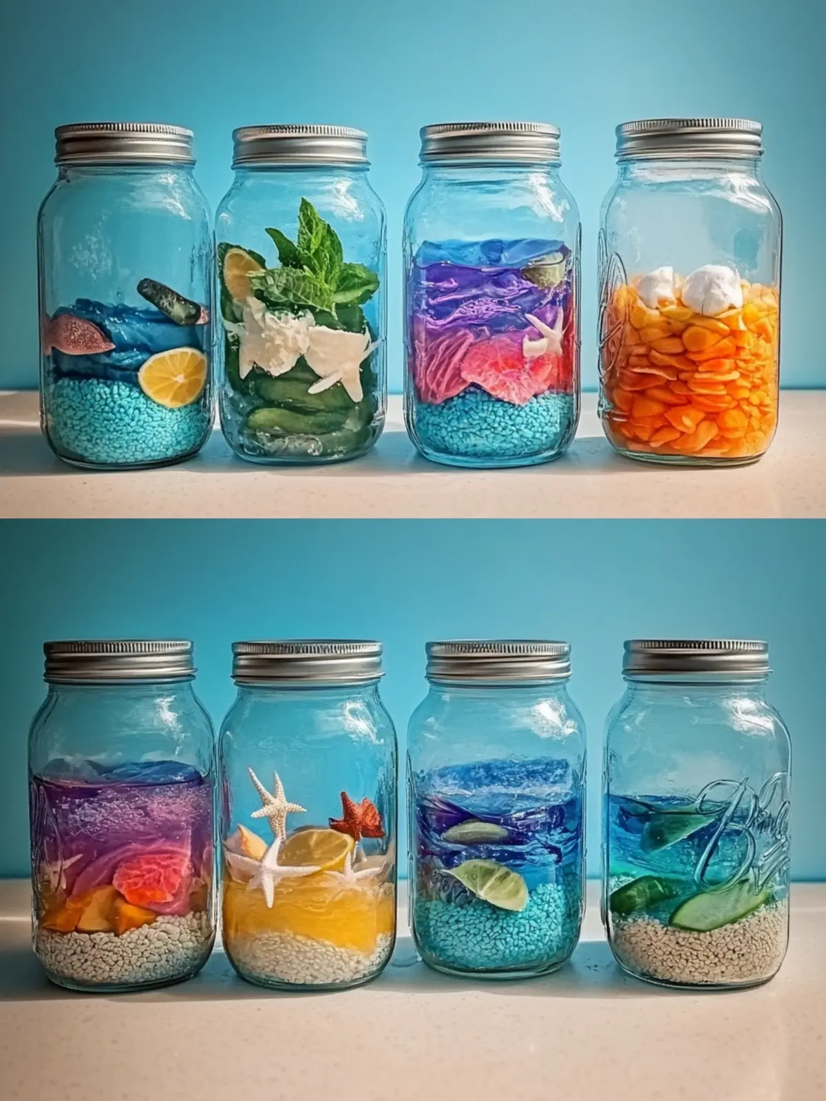 Create Colorful Ocean in Jars: A Fun DIY Craft for All Ages 4 Colorful Ocean in Jars