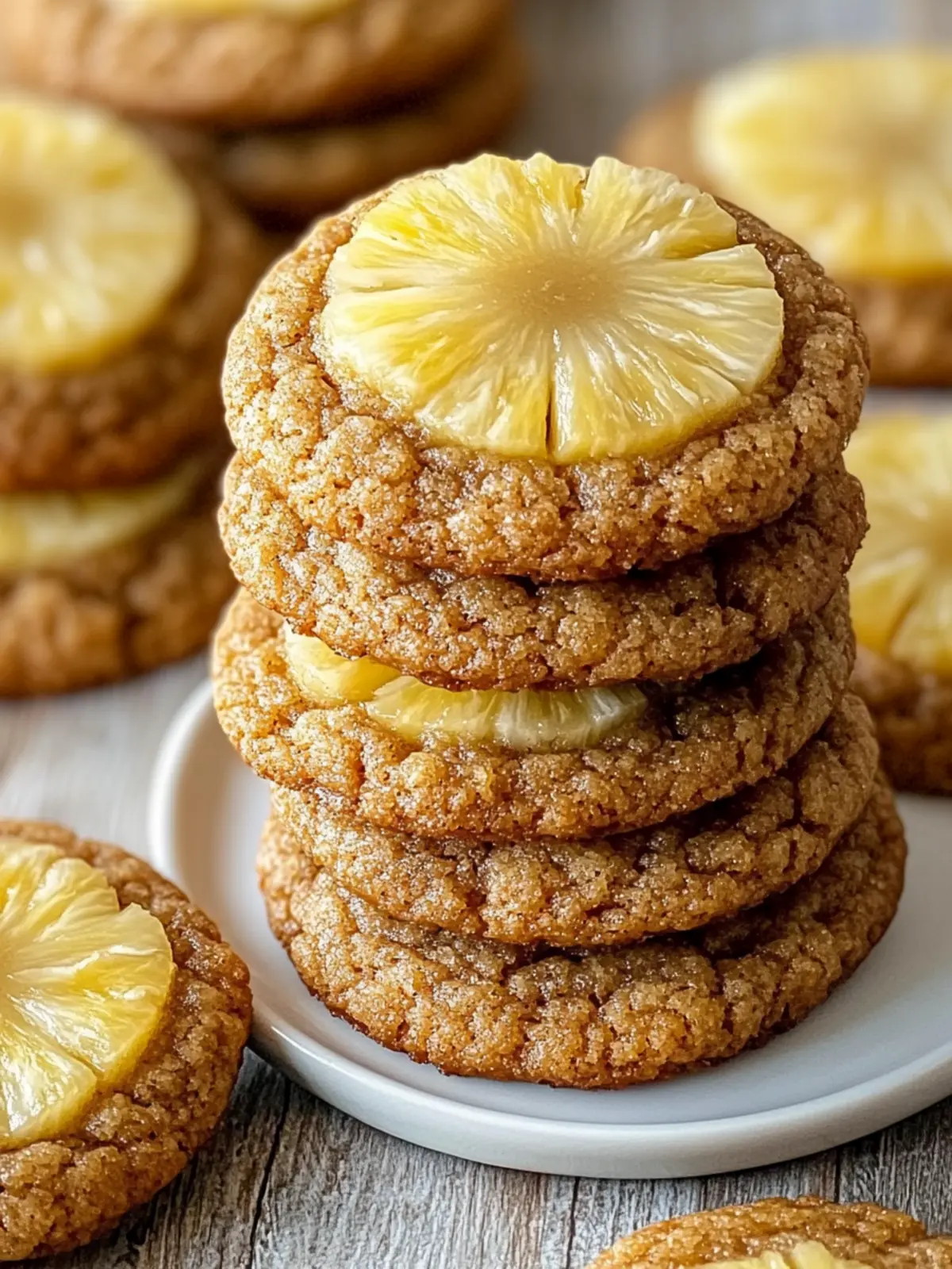 Pineapple Brown Sugar Cookies: Tropical Chewy Delights to Share 4 Pineapple Brown Sugar Cookies