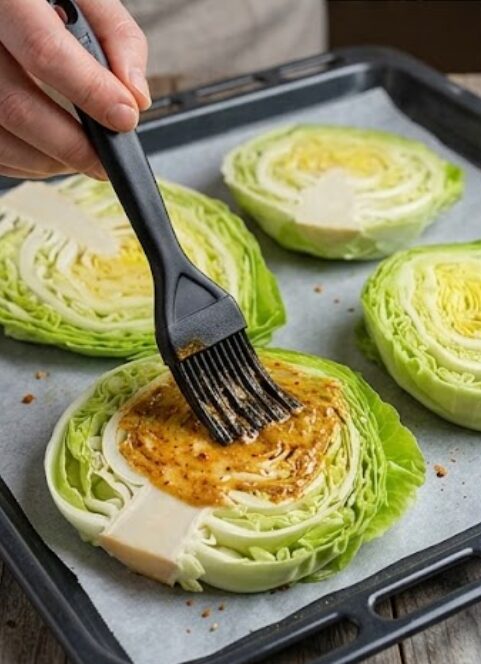 Roasted Cabbage Steaks with Garlic and Cheese: The Best Quick Side Dish 5 Roasted Cabbage Steaks with Garlic and Cheese: The Best Quick Side Dish