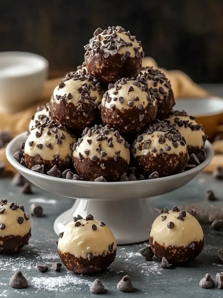 Chocolate Chip Cheesecake Balls