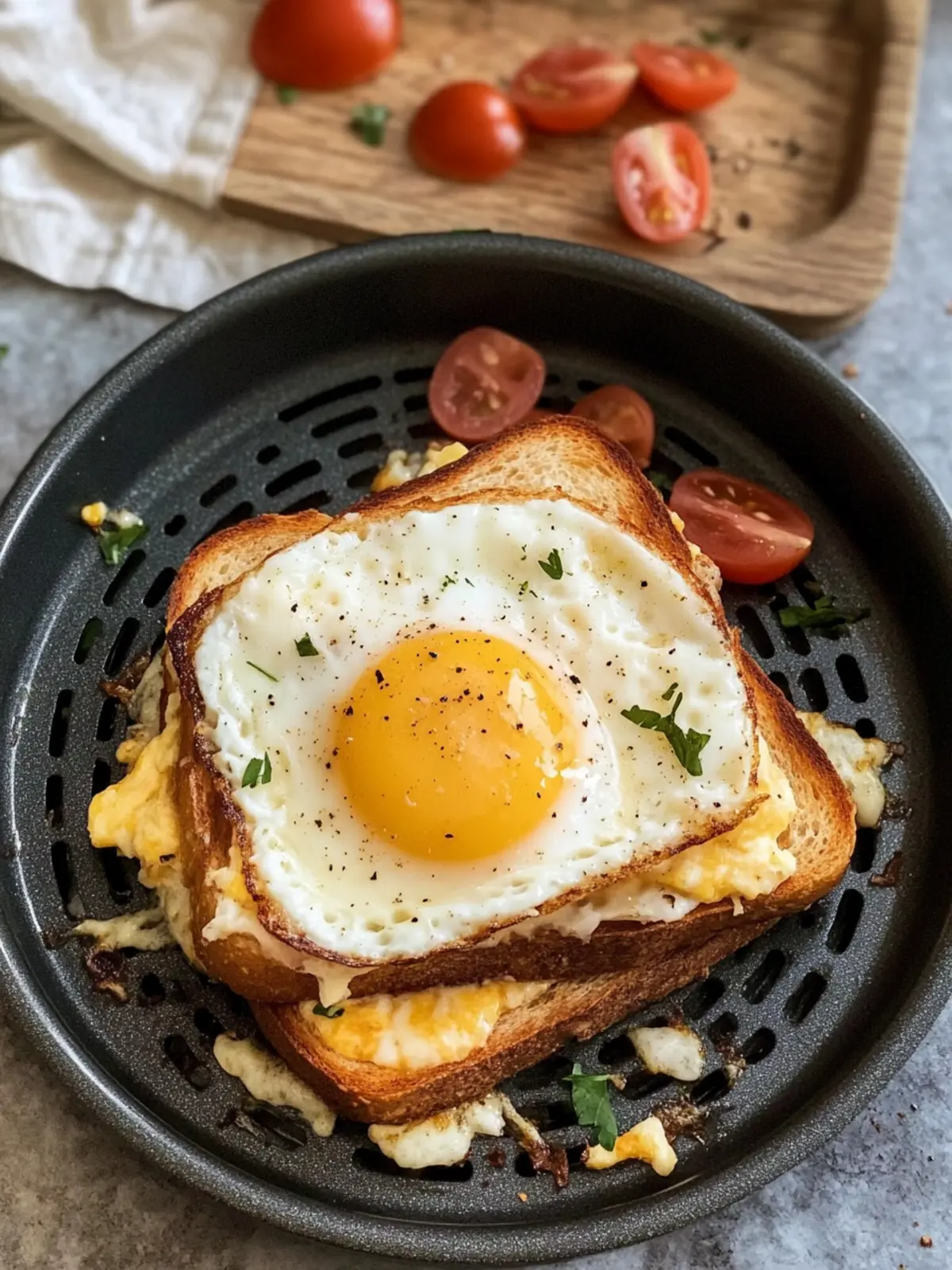 Savory Easy Air Fryer Egg on Toast Ready in 15 Minutes 5 Easy Air Fryer Egg on Toast