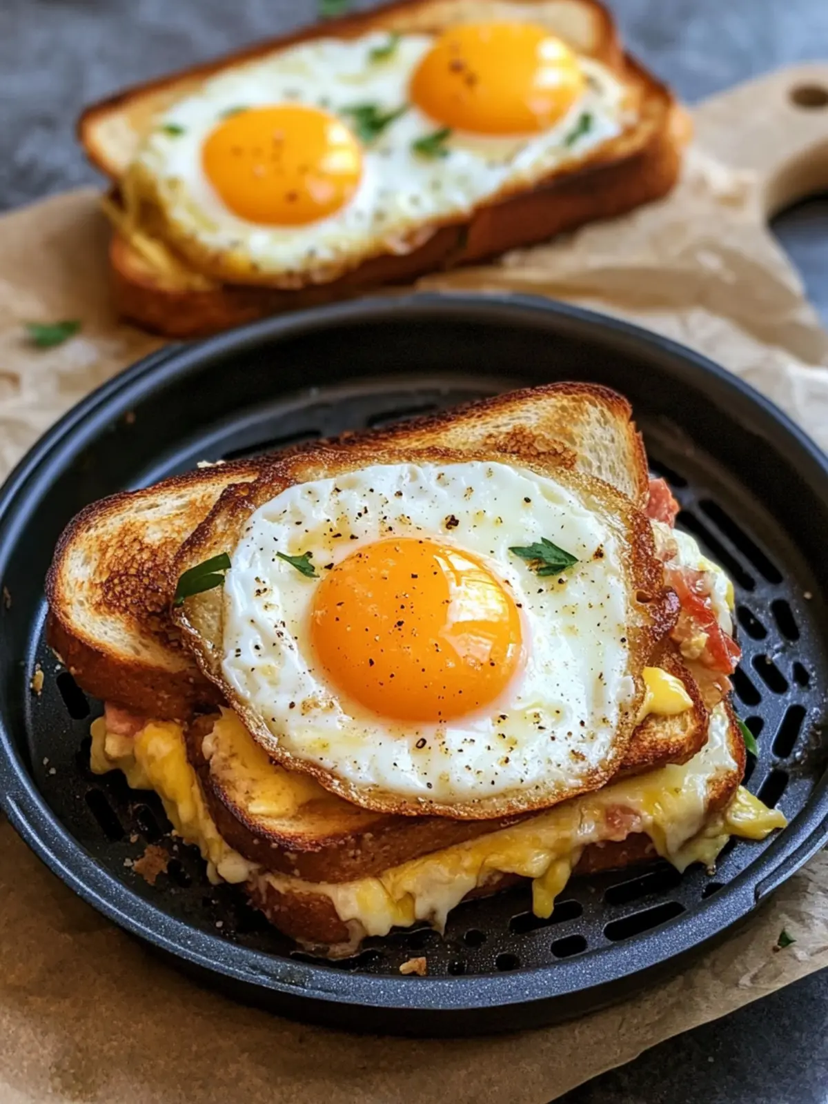 Savory Easy Air Fryer Egg on Toast Ready in 15 Minutes 2 Easy Air Fryer Egg on Toast